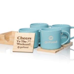 Custom Davies Mug & Coaster Set