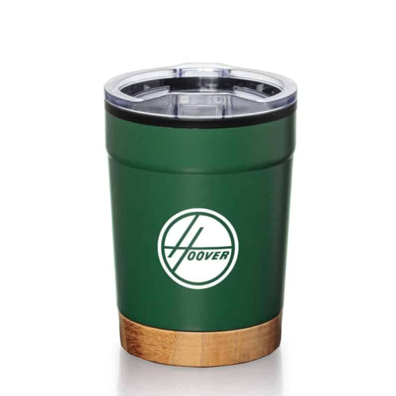 Custom Eduardo Double Wall Tumbler w/Bamboo Base - 12oz - 3