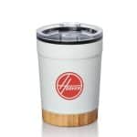 Custom Eduardo Double Wall Tumbler w/Bamboo Base - 12oz - 5