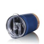 Custom Eduardo Double Wall Tumbler w/Bamboo Base - 12oz - 8