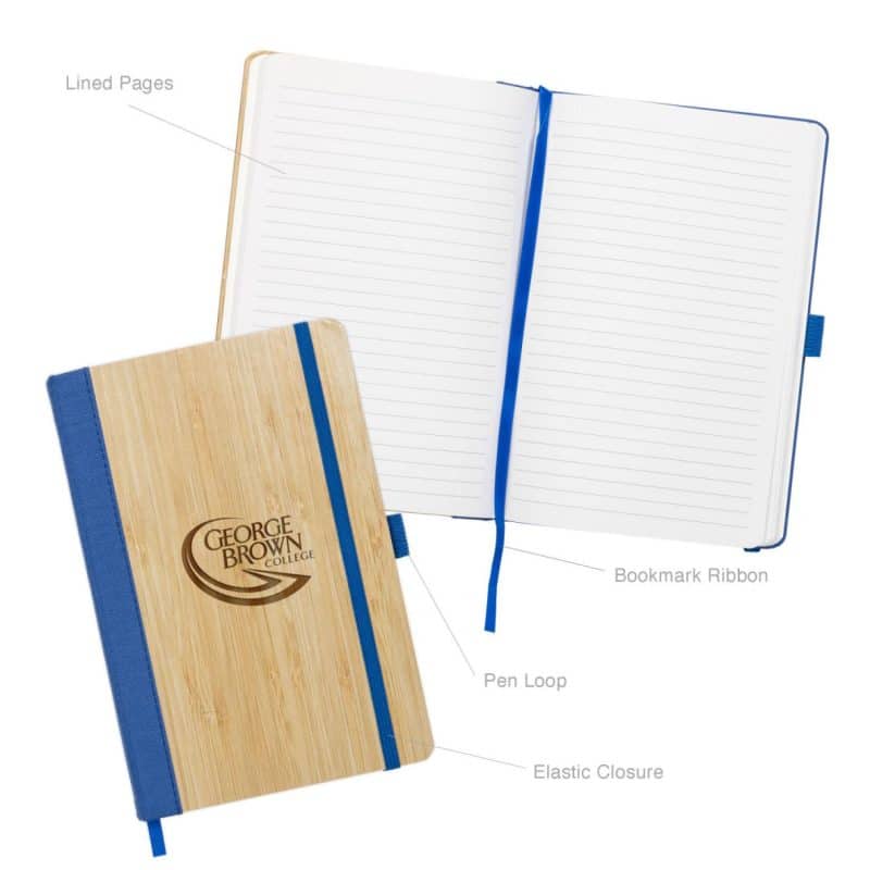 Custom Forleo Bamboo Notebook - 6
