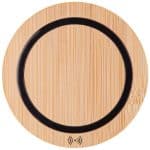 Custom Lex Bamboo Wireless Speaker w/Phone Charger - 1