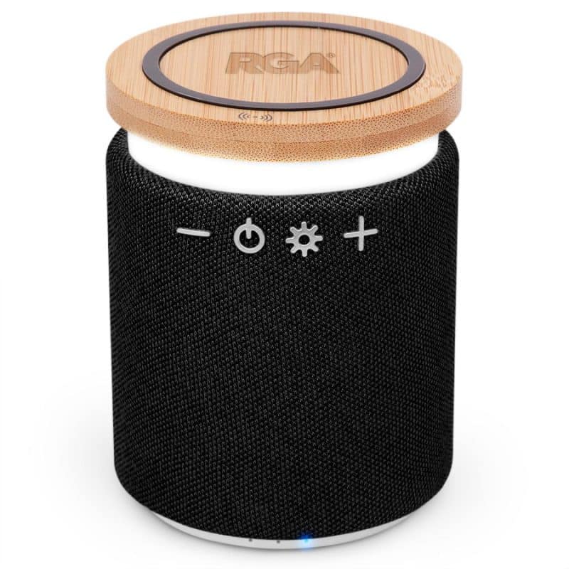 Custom Lex Bamboo Wireless Speaker w/Phone Charger