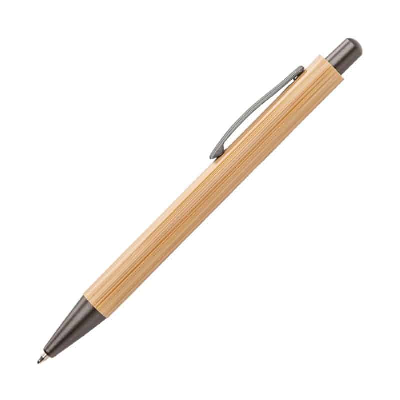 Custom Lucky Clicker Bamboo Pen - 1