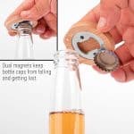 Custom Magnetic Bamboo Bottle Opener - 3