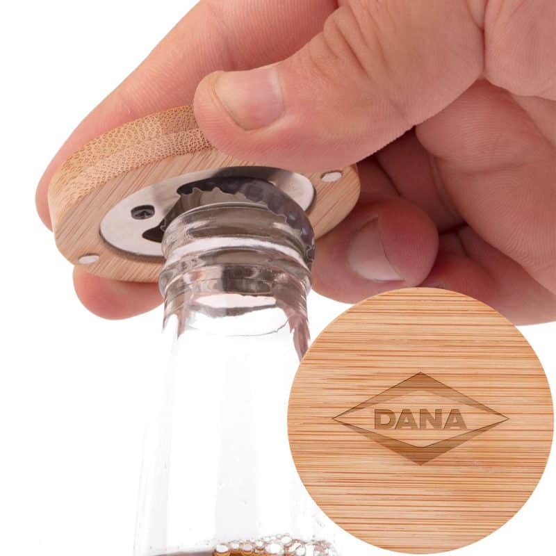 Custom Magnetic Bamboo Bottle Opener