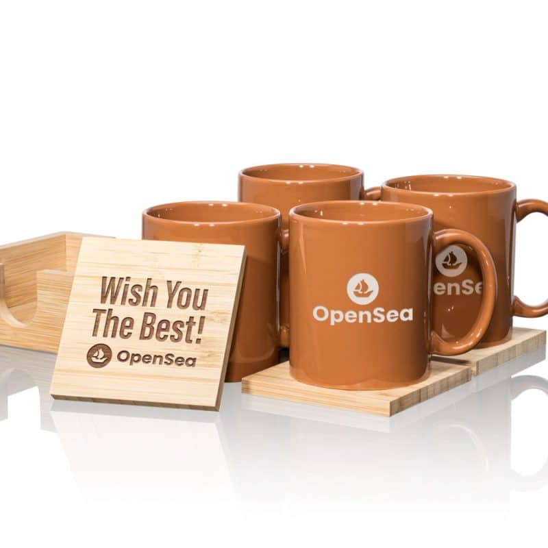 Custom Malibu Mug & Coaster Set - 4