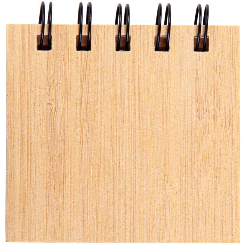 Custom Mini Bamboo Sticky Note Set - 1
