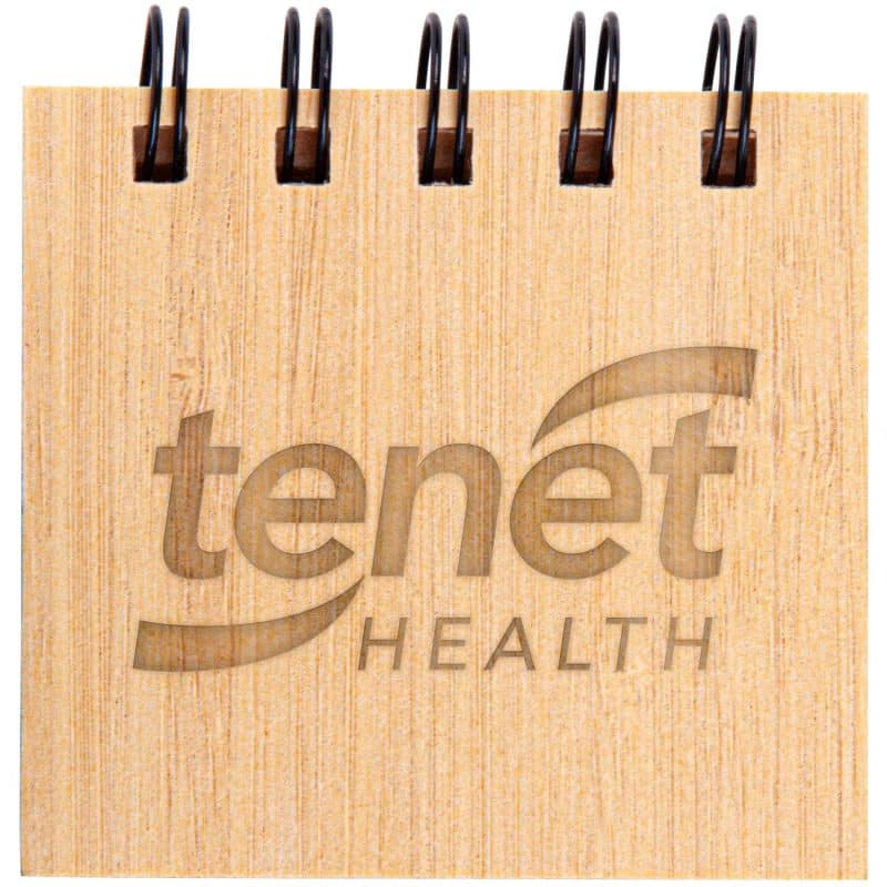 Custom Mini Bamboo Sticky Note Set - 3