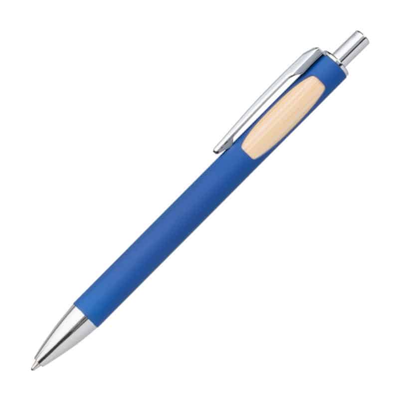 Custom Sylvia Clicker Pen w/Bamboo Accent - 7
