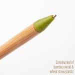 Custom The Albury Bamboo Wheat Straw Click-Action Ballpoint Pen - 5