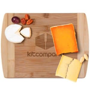Custom The Brisbane 11-Inch Two-Tone Deluxe Bamboo Cutting Board