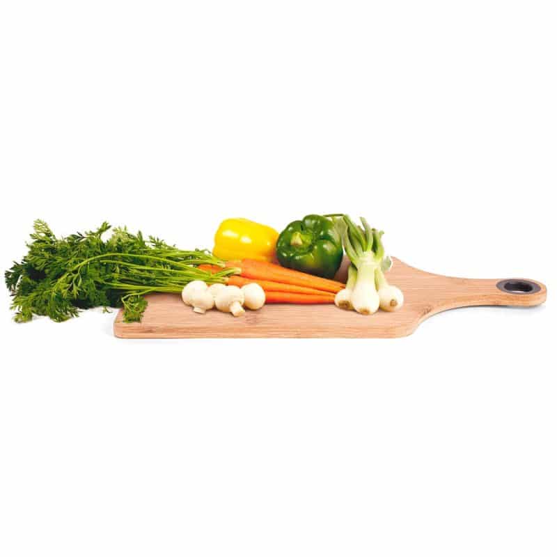 Custom The Genoa 14-Inch Bamboo Cutting Board With Handle - 3