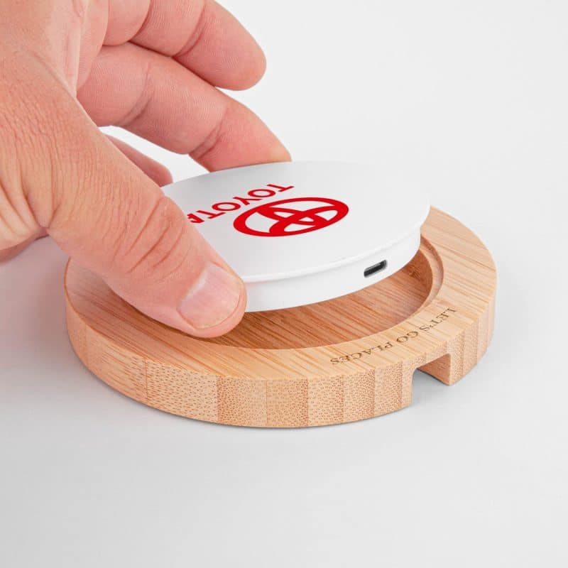 Custom The Shreveport Wireless Charger And Bamboo Base