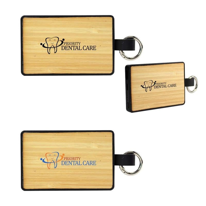 Custom UL Bamboo Boost Power Bank