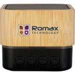 Custom Bamboo Square Bluetooth Speaker - 2