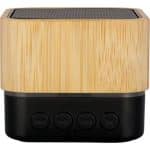 Custom Bamboo Square Bluetooth Speaker - 3
