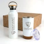 Custom Cork And Bamboo Drinkware Set - 6