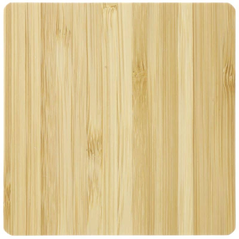 Custom FSC® 100% Bamboo Wireless Charging Pad with Dual Outputs - 1