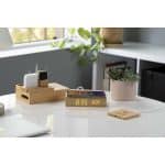 Custom FSC® 100% Bamboo Wireless Charging Pad with Dual Outputs - 7