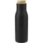 Custom Shaco Copper Vac Bottle w/ FSC® 100% Bamboo Cap 17oz - 3