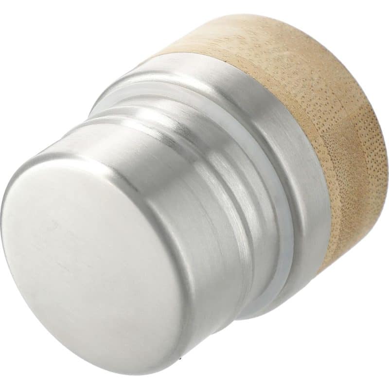Custom Shaco Copper Vac Bottle w/ FSC® 100% Bamboo Cap 17oz - 4