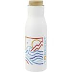 Custom Shaco Copper Vac Bottle w/ FSC® 100% Bamboo Cap 17oz - 7
