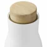 Custom Shaco Copper Vac Bottle w/ FSC® 100% Bamboo Cap 17oz - 9