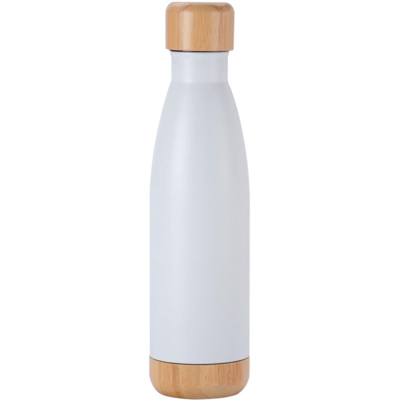 Custom Voyager Bottle With Bamboo Base & Lid 17 Oz - 8