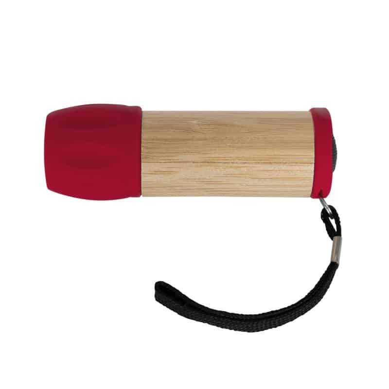 Custom Bamboo 9 LED Flashlight - 1