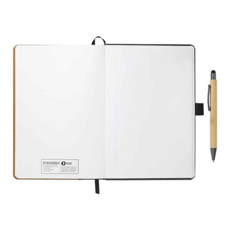 Custom Bamboo Bound Journal Bundle Set - 1