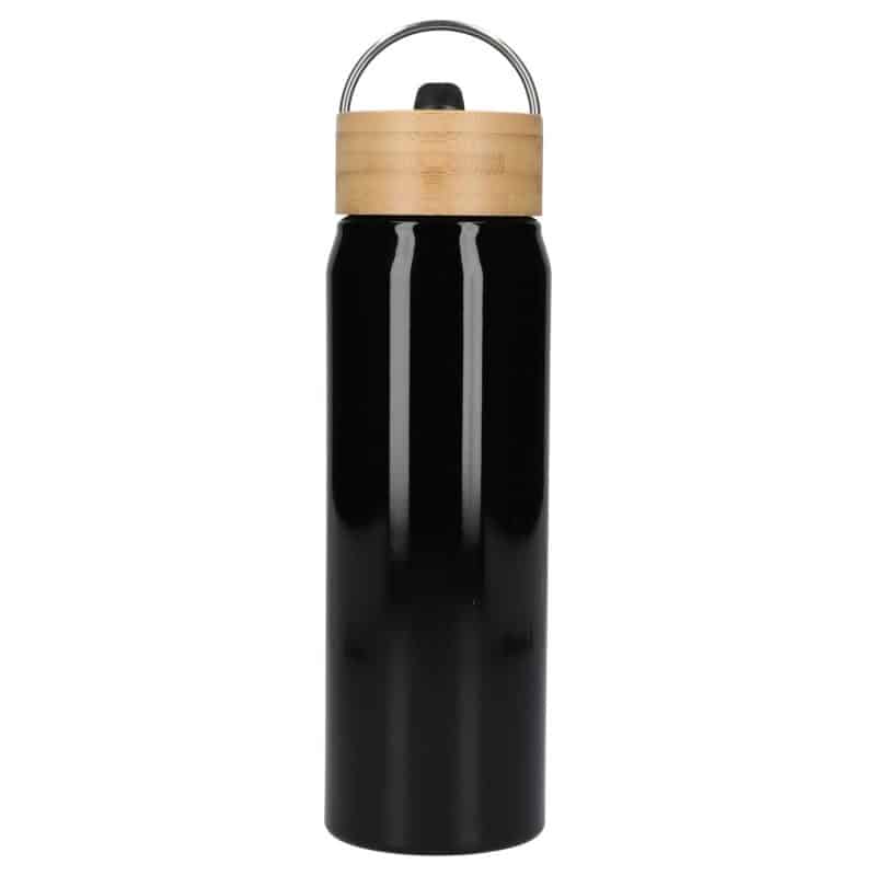 Custom Billy 26oz Eco-Friendly Aluminum Bottle W/ FSC® 100% Bamboo Lid - 1