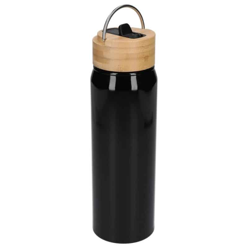 Custom Billy 26oz Eco-Friendly Aluminum Bottle W/ FSC® 100% Bamboo Lid - 5