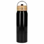 Custom Billy 26oz Eco-Friendly Aluminum Bottle W/ FSC® 100% Bamboo Lid - 7