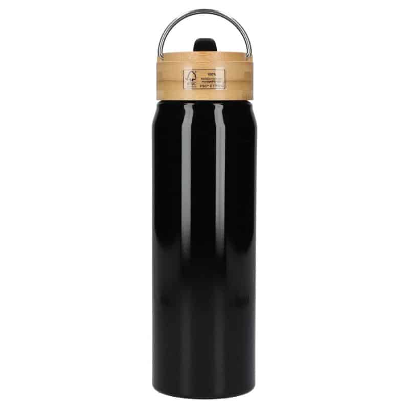 Custom Billy 26oz Eco-Friendly Aluminum Bottle W/ FSC® 100% Bamboo Lid - 7