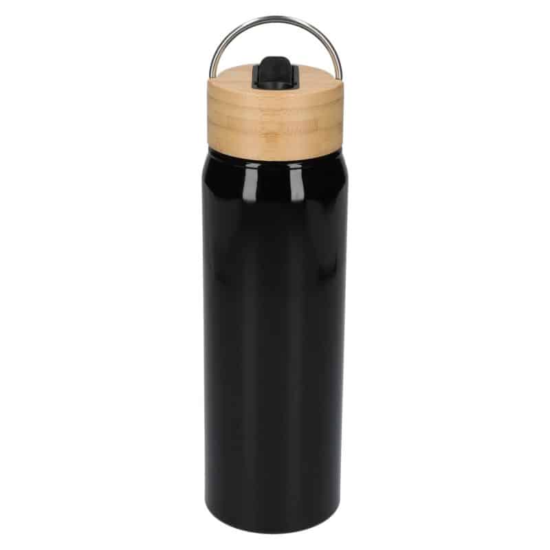 Custom Billy 26oz Eco-Friendly Aluminum Bottle W/ FSC® 100% Bamboo Lid - 9