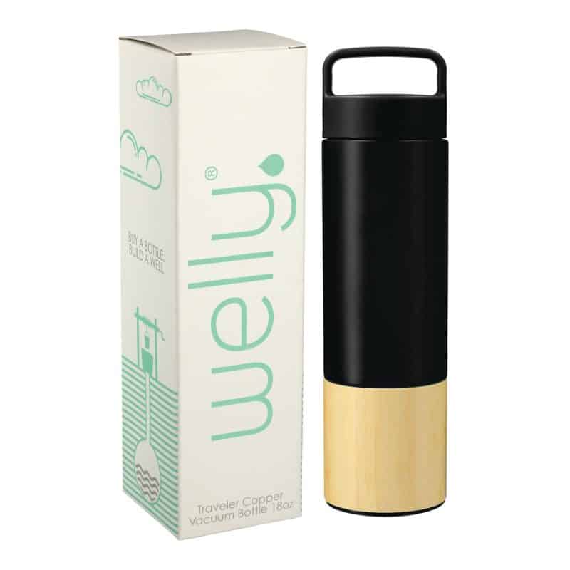 Custom Wellyr Traveler Copper Vacuum Bottle 18oz w/ GB - 7