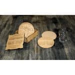 Custom 4" Wooden Coaster Box - 2