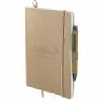 Custom 5.5'' x 8.5'' FSC® Mix Stone Bound Journal Set