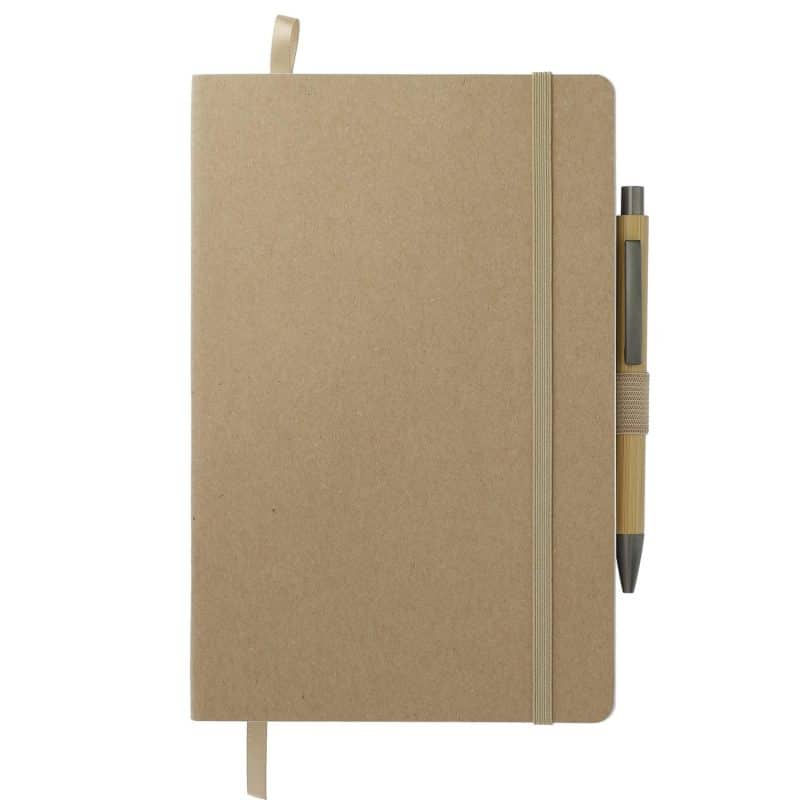 Custom 5.5'' x 8.5'' FSC® Mix Stone Bound Journal Set - 5