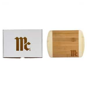 Custom 8" Two-Tone Cutting Board w/Engraved Gift Box