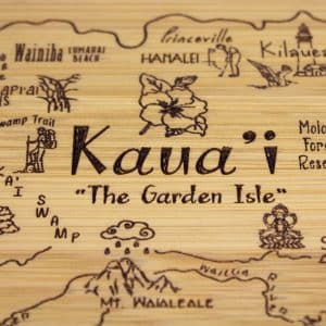 Custom A Slice of Life Kauai Serving & Cutting Board