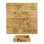 Custom Alabama Puzzle Coaster Set