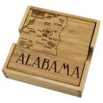 Custom Alabama Puzzle Coaster Set - 2