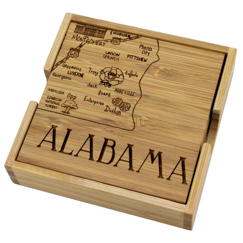 Custom Alabama Puzzle Coaster Set - 2