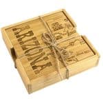 Custom Arizona Puzzle Coaster Set - 4