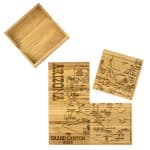 Custom Arizona Puzzle Coaster Set - 5