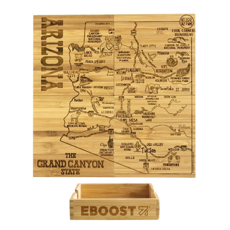 Custom Arizona Puzzle Coaster Set