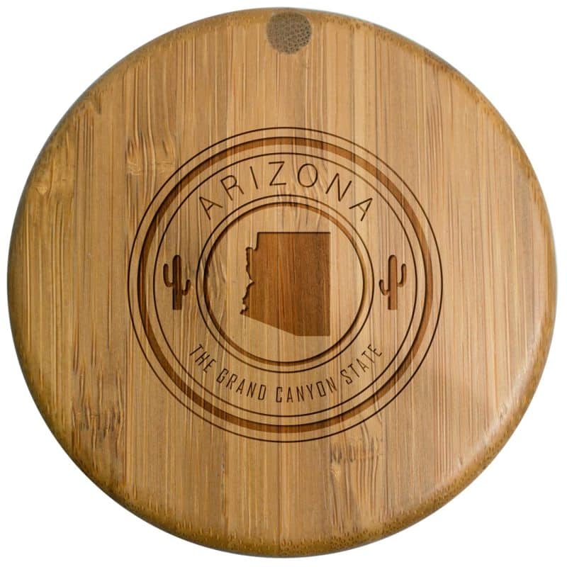 Custom Arizona State Stamp Salt Box - 1