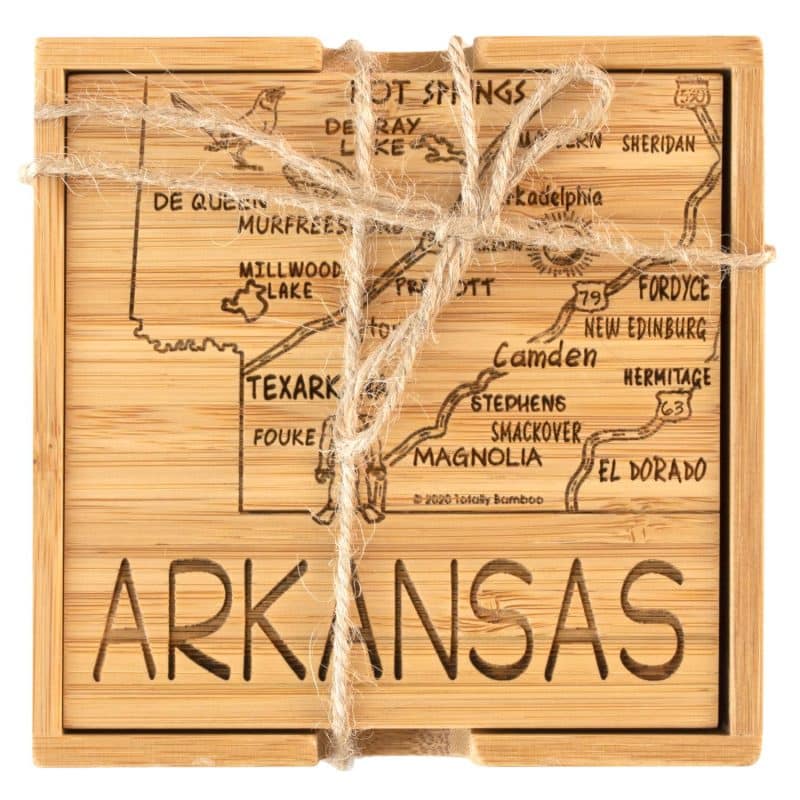 Custom Arkansas Puzzle Coaster Set - 2